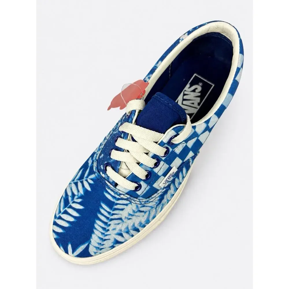 Vans Era Solar Floral True Blue Checkerboard Sneakers Women’s 8.5 Men’s 7 NWT